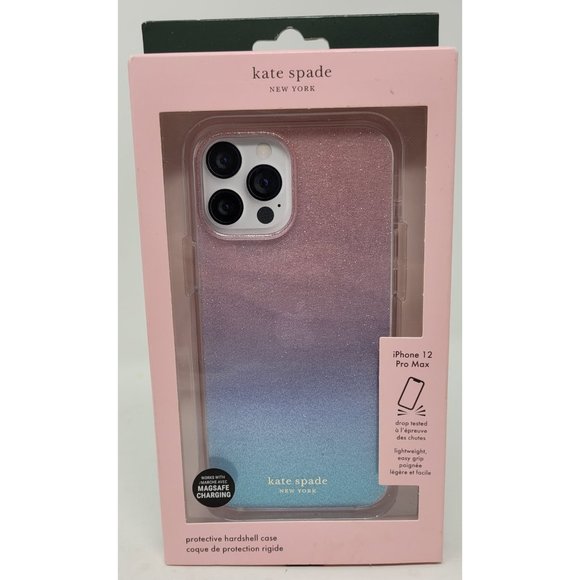 kate spade Accessories - Kate Spade Defensive Case for iPhone 12 Pro Max 6.5", Glitter Ombre Pink